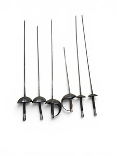 Set of Six 19th Century Toledo Fencing Swords