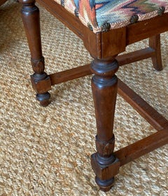 Set of Six 19th Century Tuscan Walnut Chairs