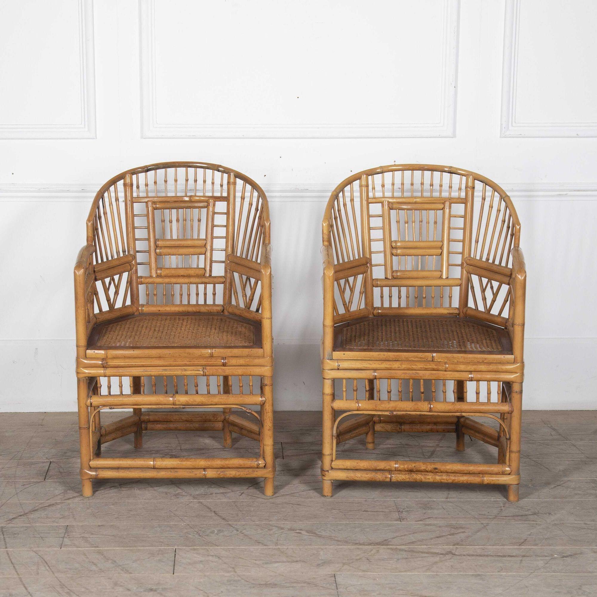 Set of Six 20th Century Brighton Pavilion Chairs 4