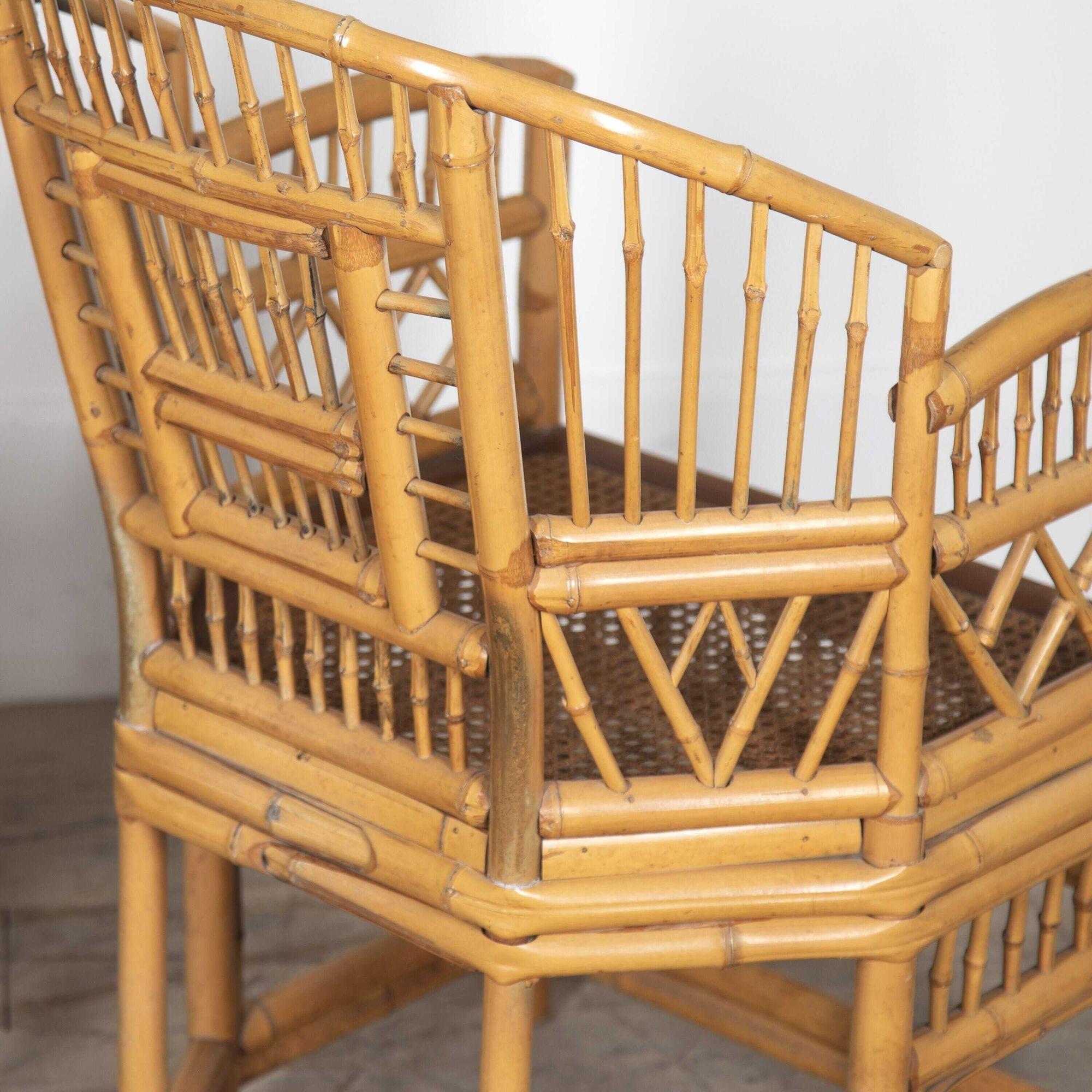 French Set of Six 20th Century Brighton Pavilion Chairs
