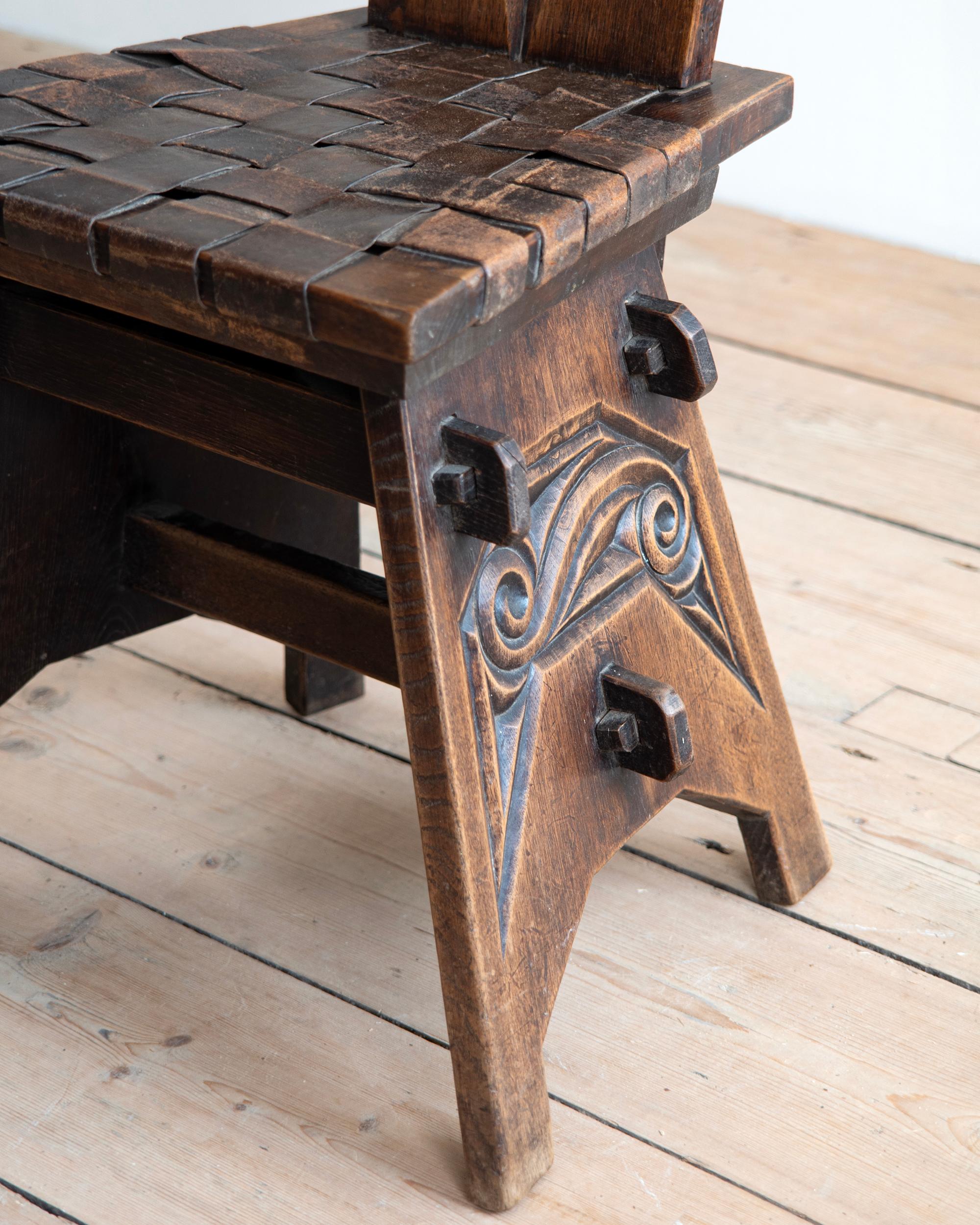 Ensemble de six chaises du 20e siècle par Joseph Savina en vente 1