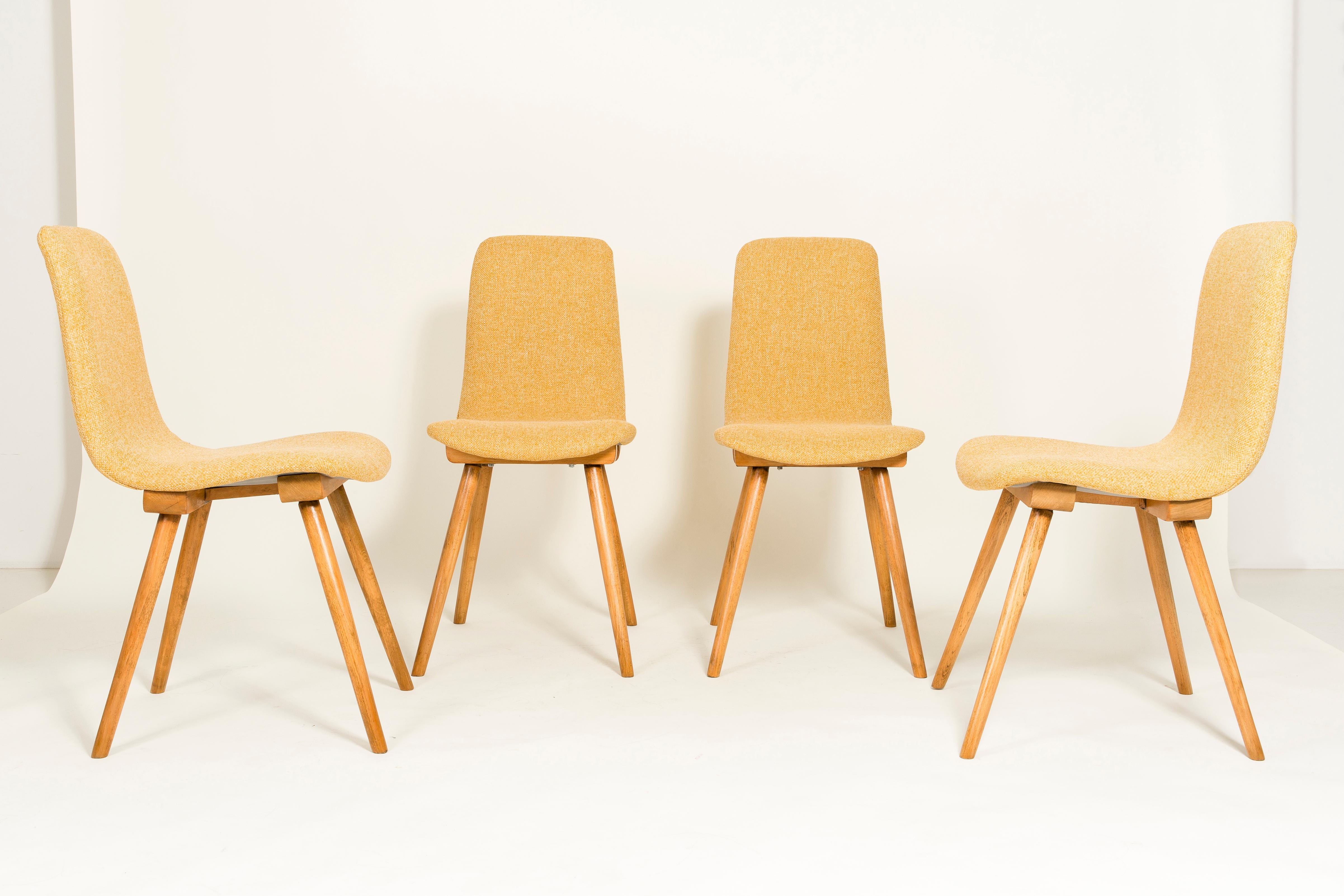 Comfortable chairs A6150 produced in the late 1960s by the Furniture Factory 