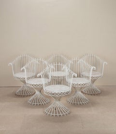 Set di sei sedie francesi del XX secolo "Antheor" di Mathieu Mategot