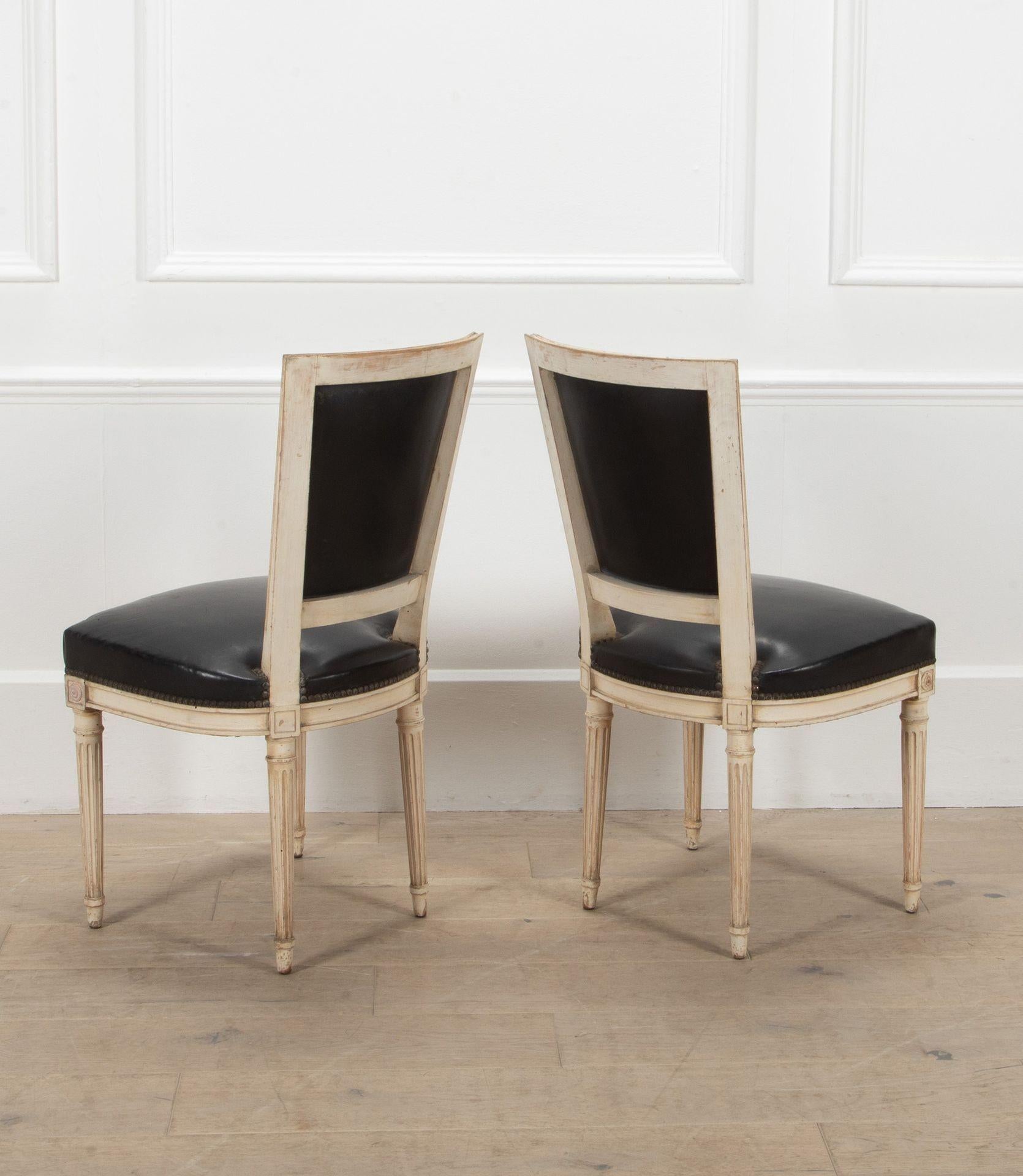 Set of Six 20th Century Maison Jansen Louis XVI Chairs 8