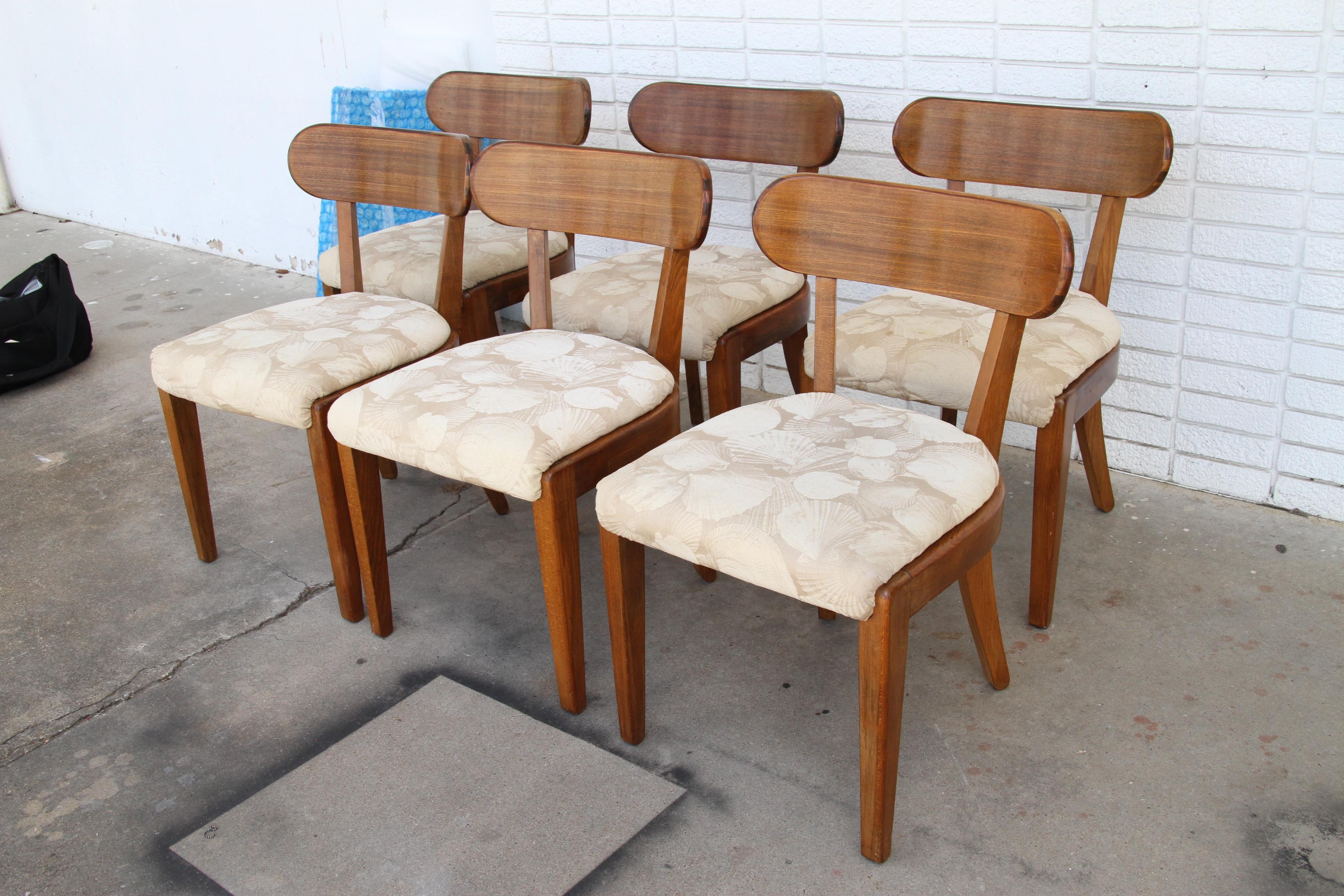 Set of Six 239-4 Edward Wormley Precedent by Drexel Dining Chairs  For Sale 3