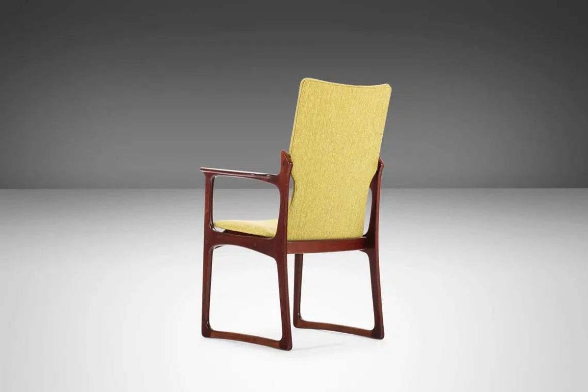 Mid-20th Century Set of 6Danish Modern Model VS 231 Dining Chairs by Vamdrup, Denmark, c. 1960's