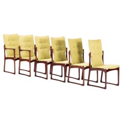 Set of 6Danish Modern Model VS 231 Dining Chairs by Vamdrup, Denmark, c. 1960's