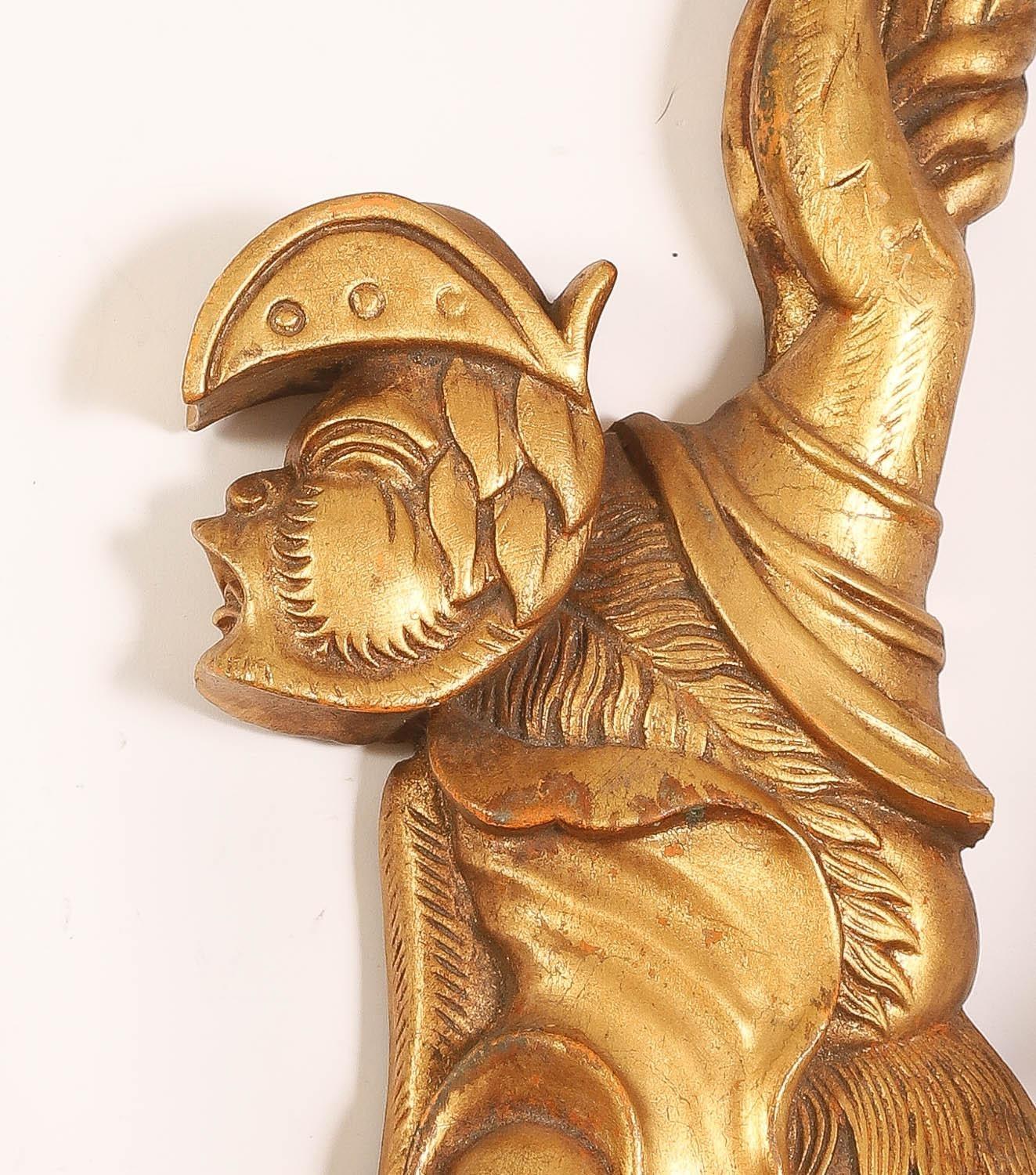 Satz von sechs (6) Mitte des Jahrhunderts venezianischen italienischen geschnitzten Giltwood Monkey Form Sconces im Zustand „Gut“ im Angebot in New York, NY