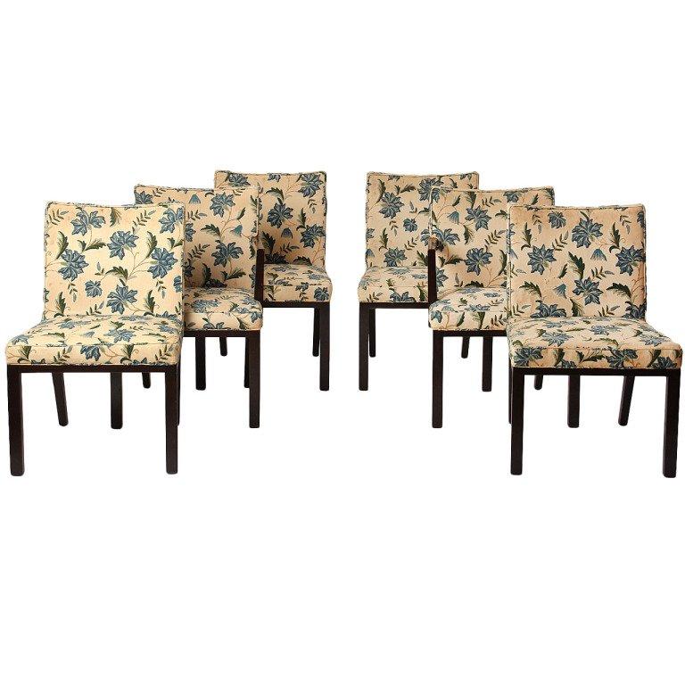 Set of Six #6337 Dining Chairs by Edward Wormley
