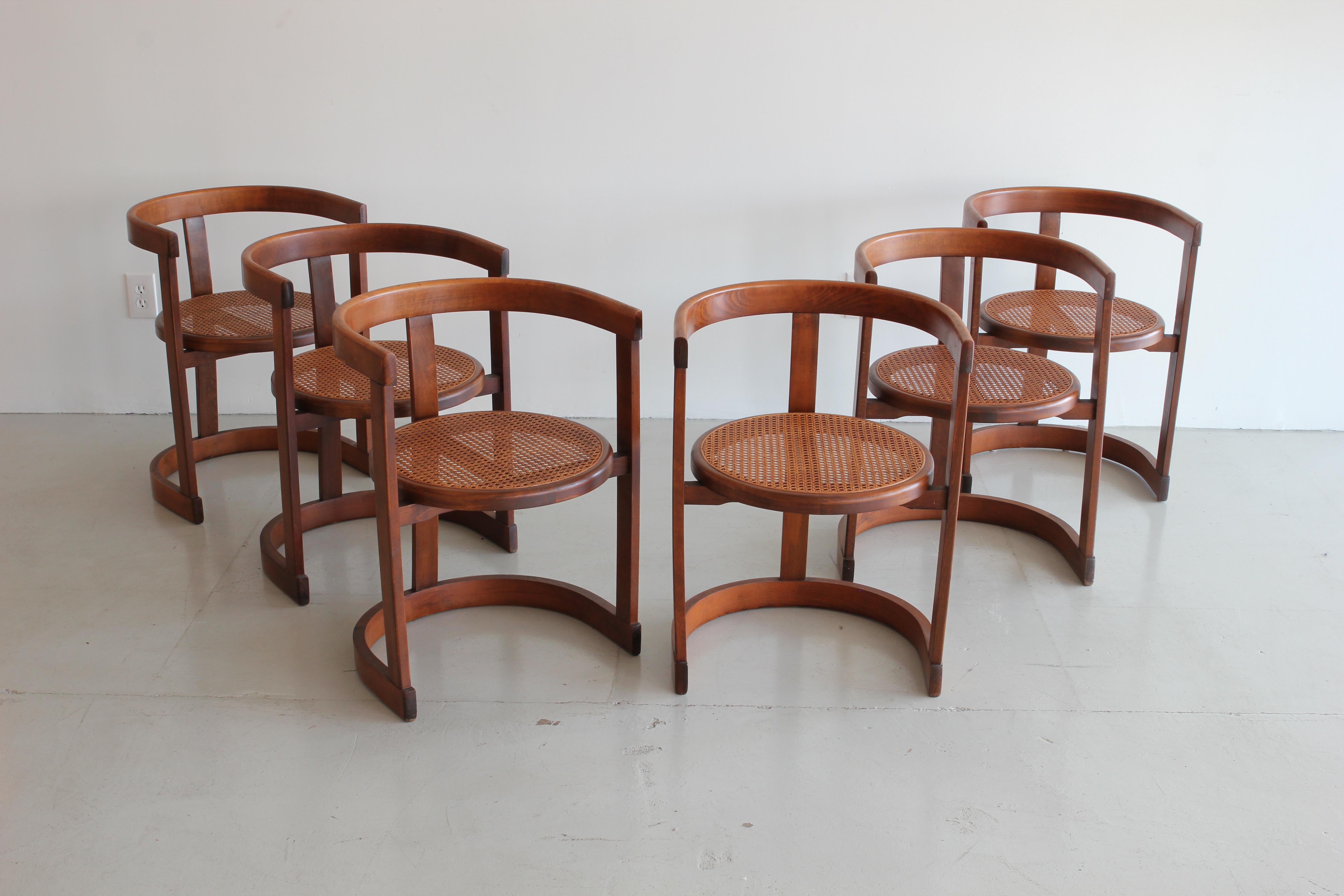 Set of Six A. G. Dining Chairs In Good Condition In Beverly Hills, CA