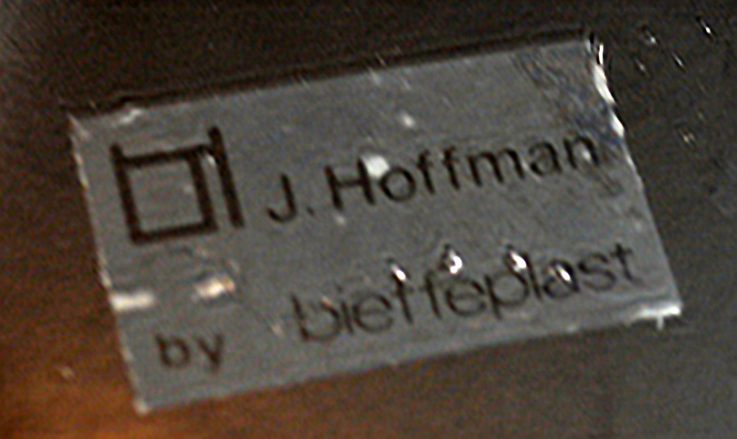 20th Century Set of Six Accessories Josef Hoffman for Bieffeplast Weiner Werkstatte 