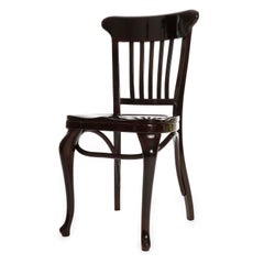Ensemble de six chaises Cafe Capua d'Adolf Loos de Vienne, Autriche, Thonet, 1913