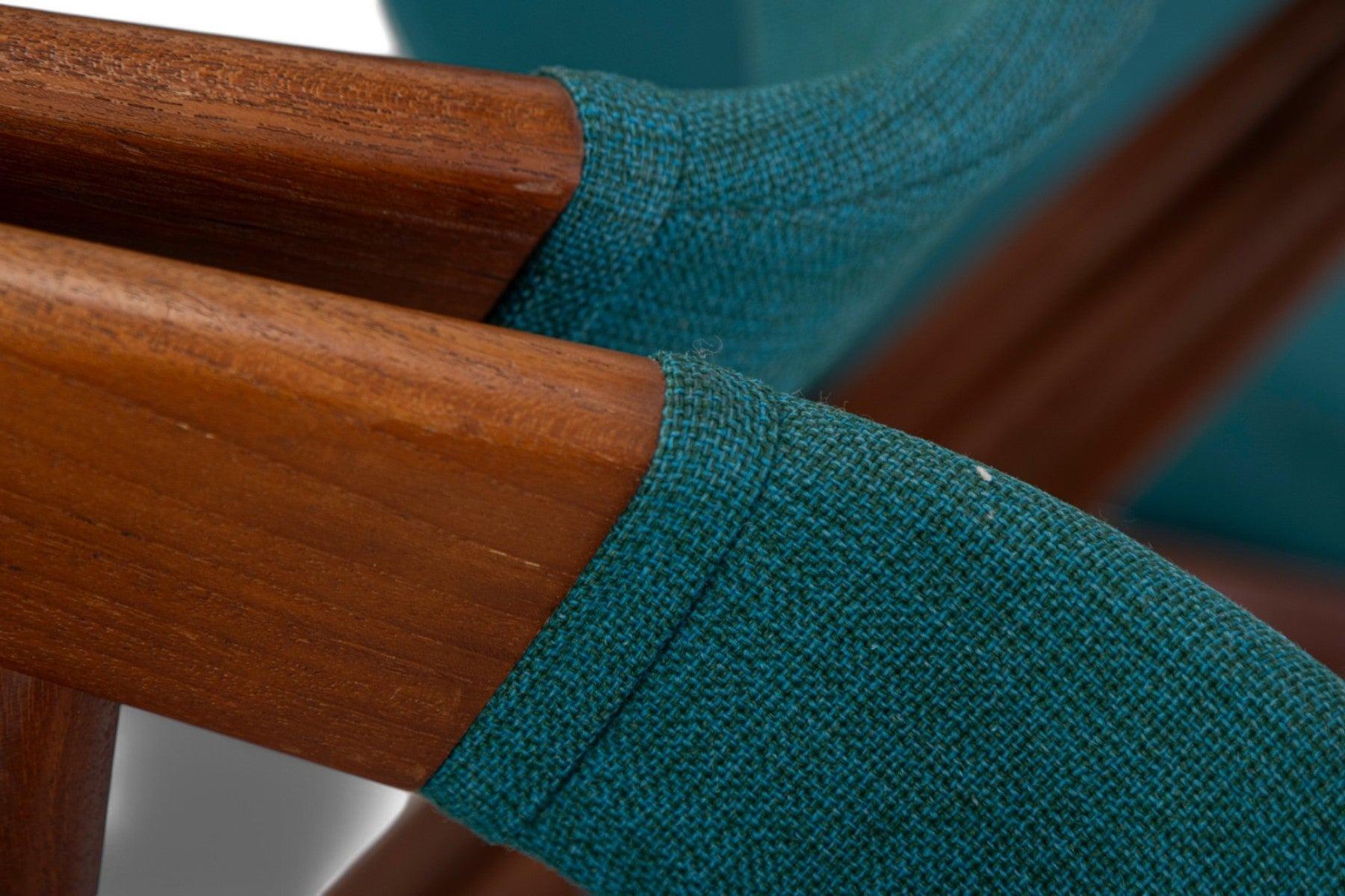 Laine Ensemble de six chaises de salle à manger Aksel Bender Madsen en teck en vente