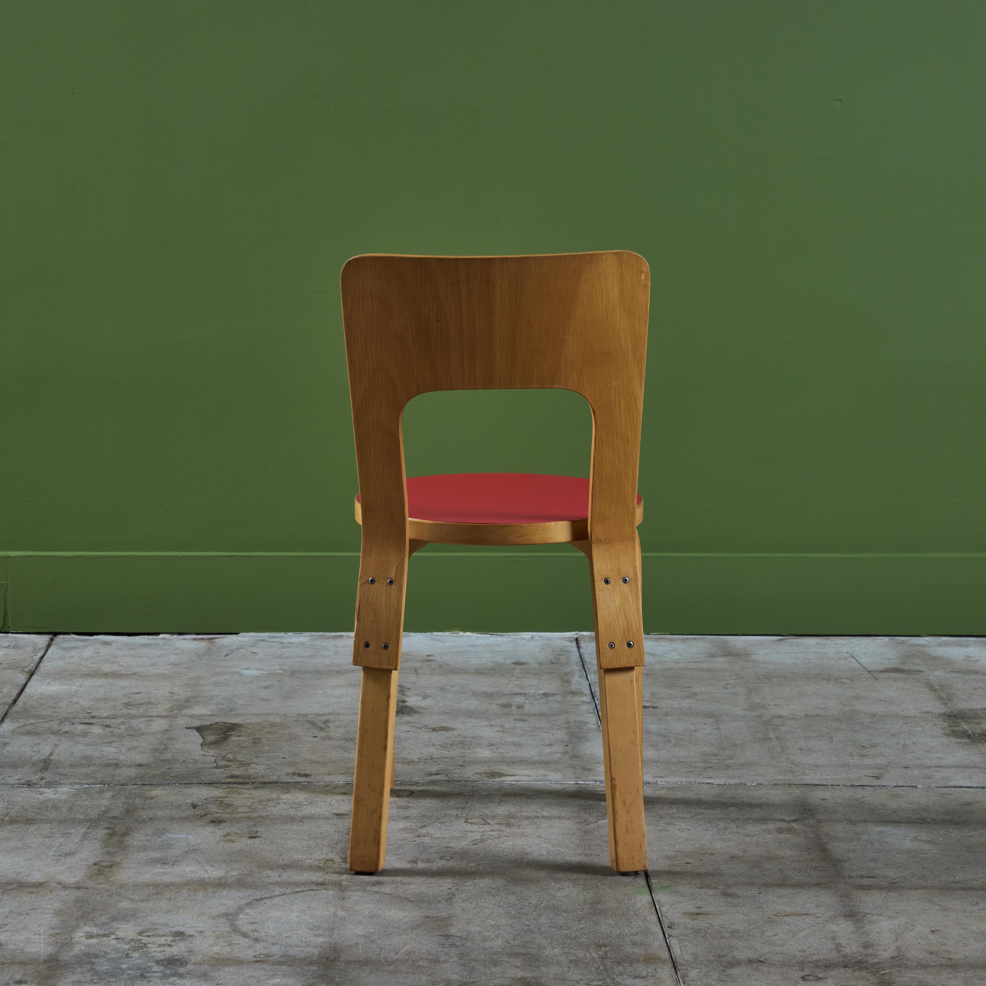 Set of Six Alvar Aalto Model 66 Dining Chairs for Artek 3