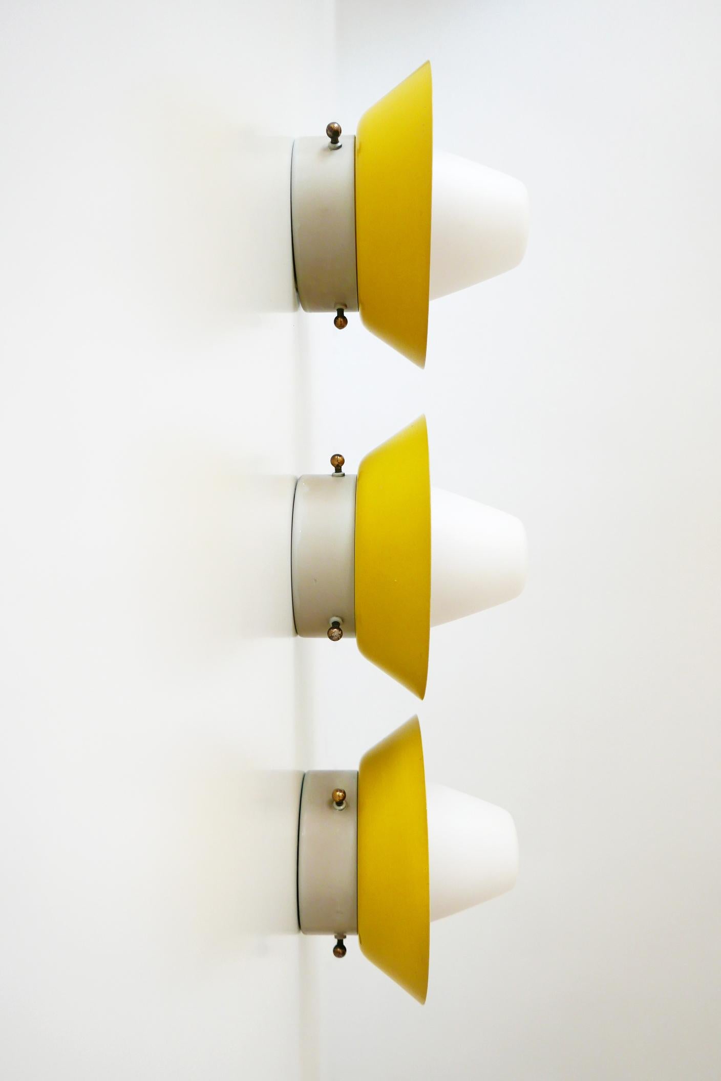 Set of Six Amazing Wall Lamps or Sconces by Kaiser Leuchten, 1950s, Germany 2