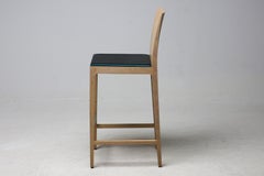Set of Six “Anna” Beech Barstools by Crassevig, Italy, 1990s