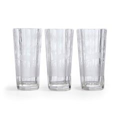 Set of Six Antique Bohemian Glasses