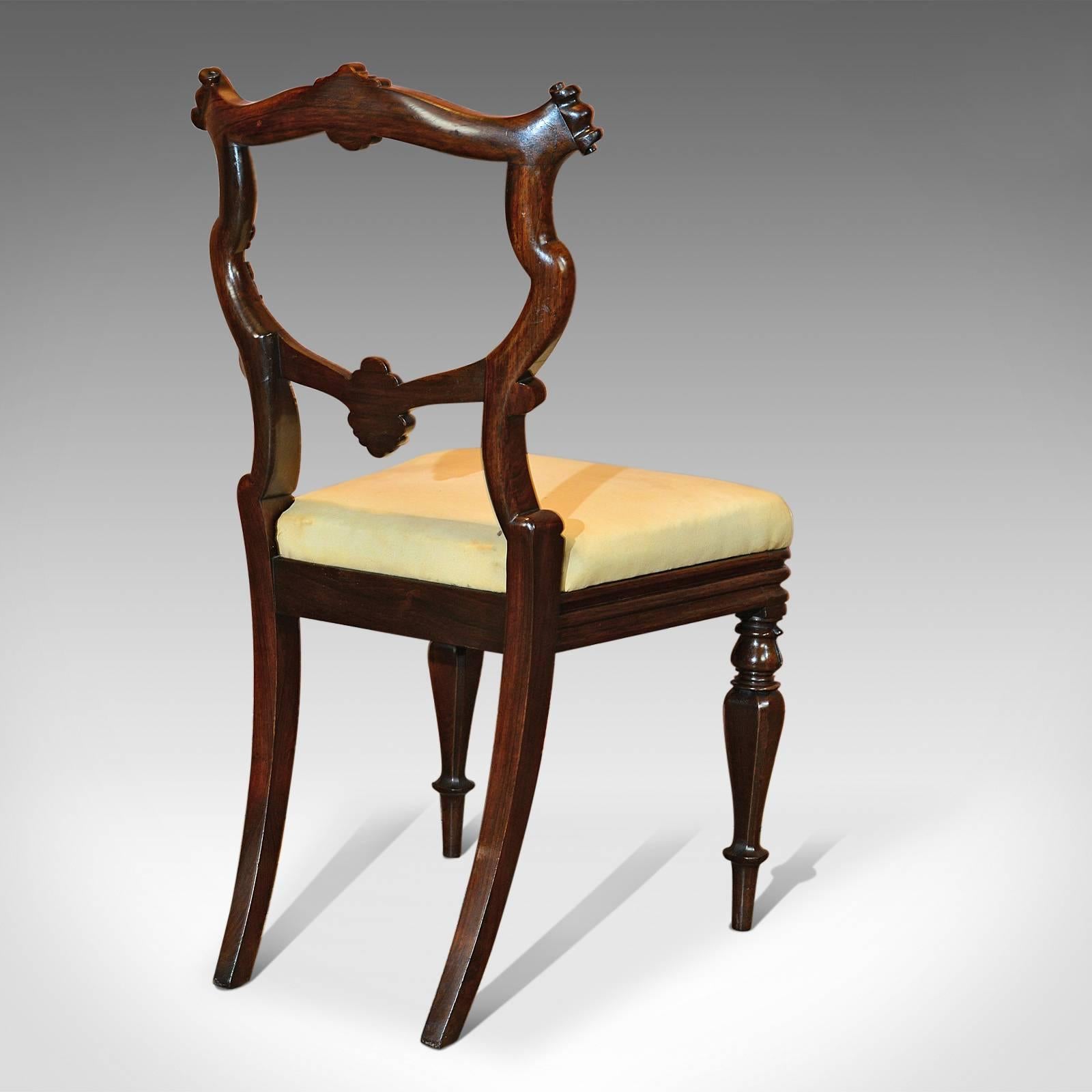 19th Century Set of Six Antique Chairs, Rosewood, William IV, circa 1835
