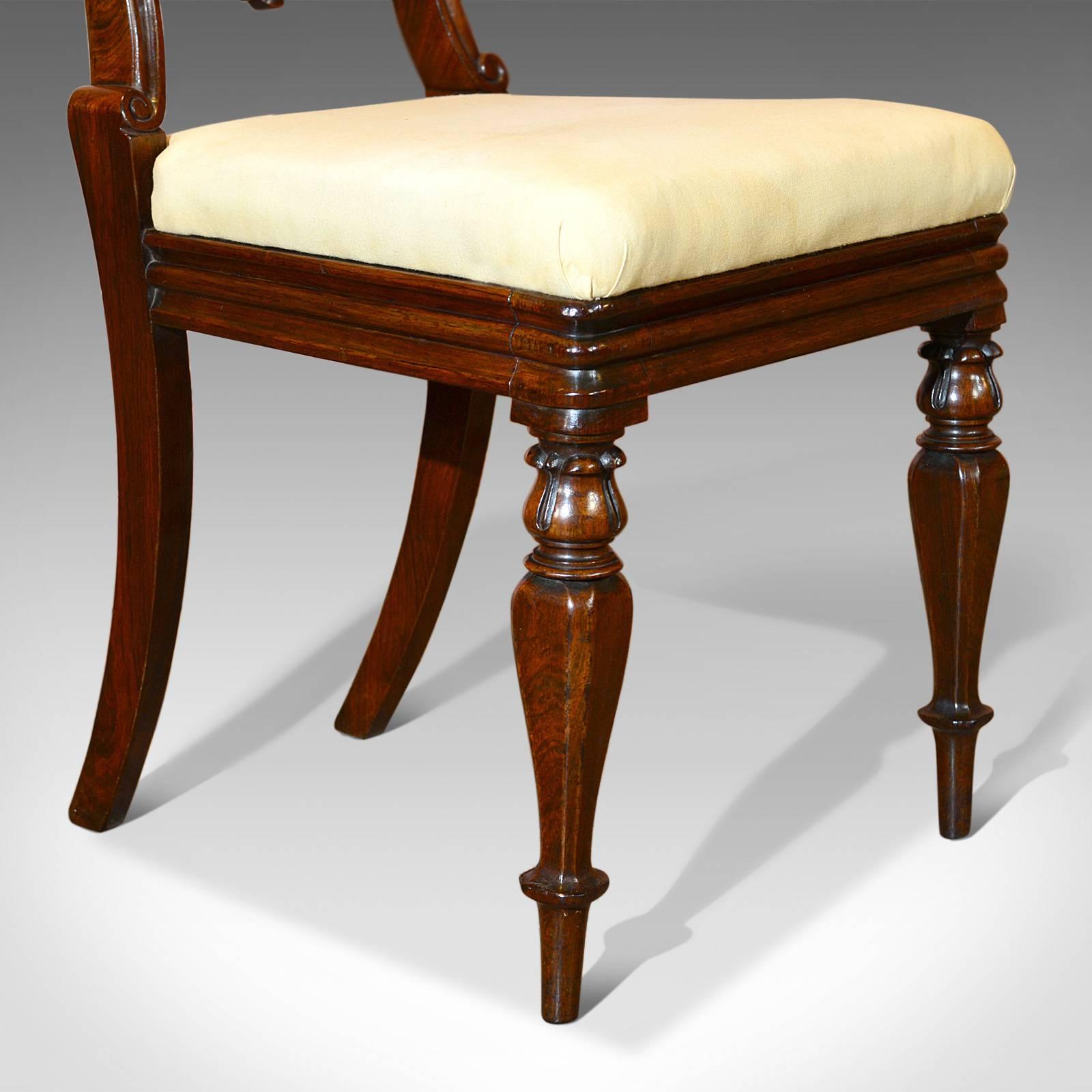 Set of Six Antique Chairs, Rosewood, William IV, circa 1835 4