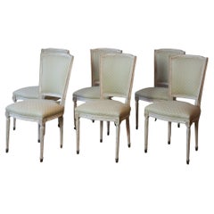 Set of Six Antique French Dining Room Chairs