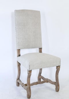 Set of Six Antique French Mutton Leg Chairs