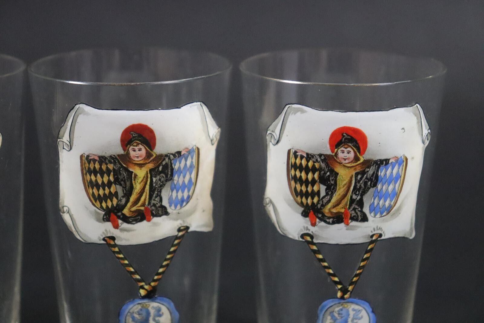 Set of Six Antique Germany Munich Child Glasses in Box, 1910s For Sale 2