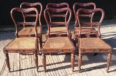 Set of Six Antique Regency Chairs Made by Gillow of Lancaster and London