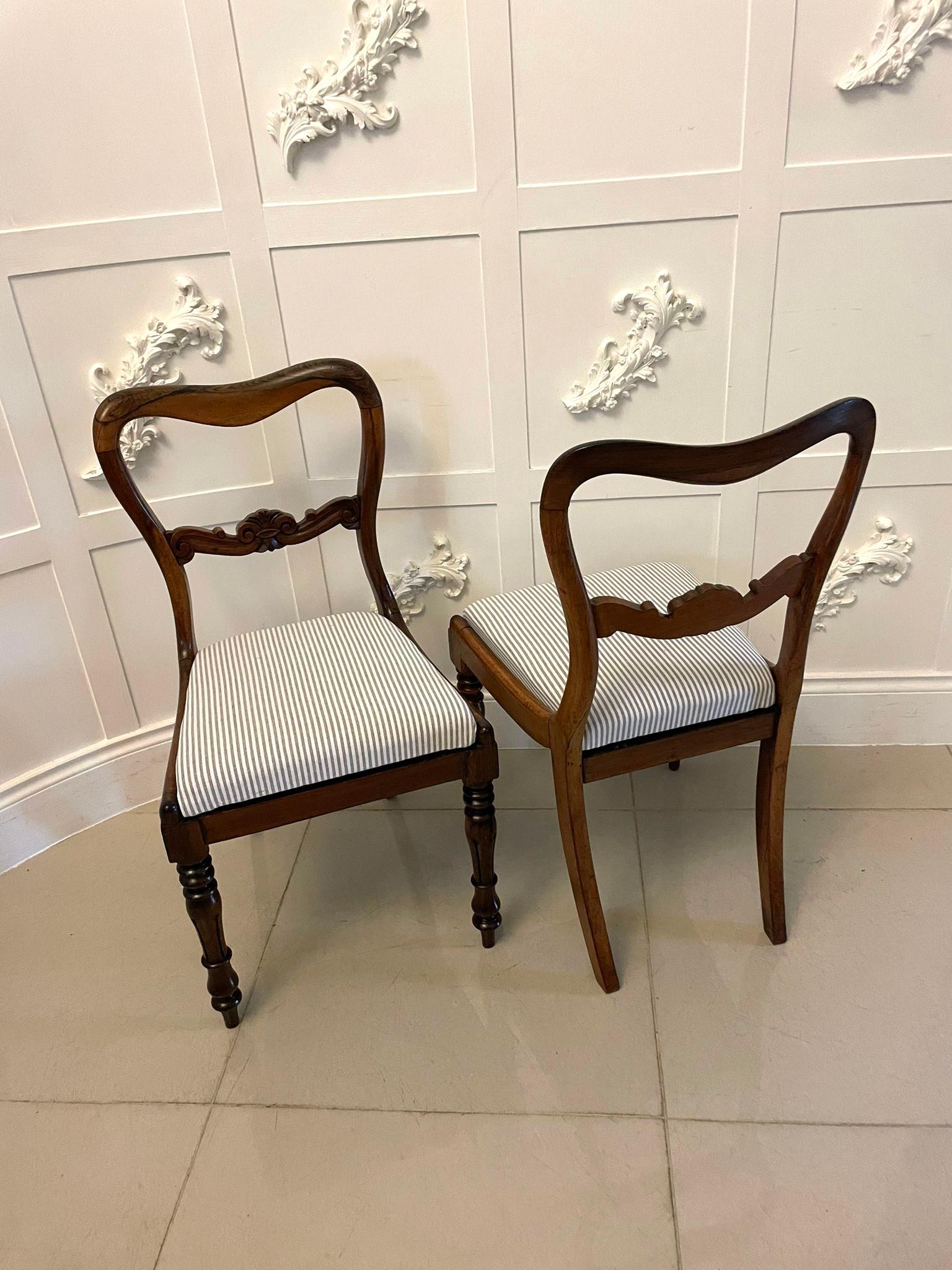 Other Set of Six Antique Victorian Quality Rosewood Dining Chairs For Sale
