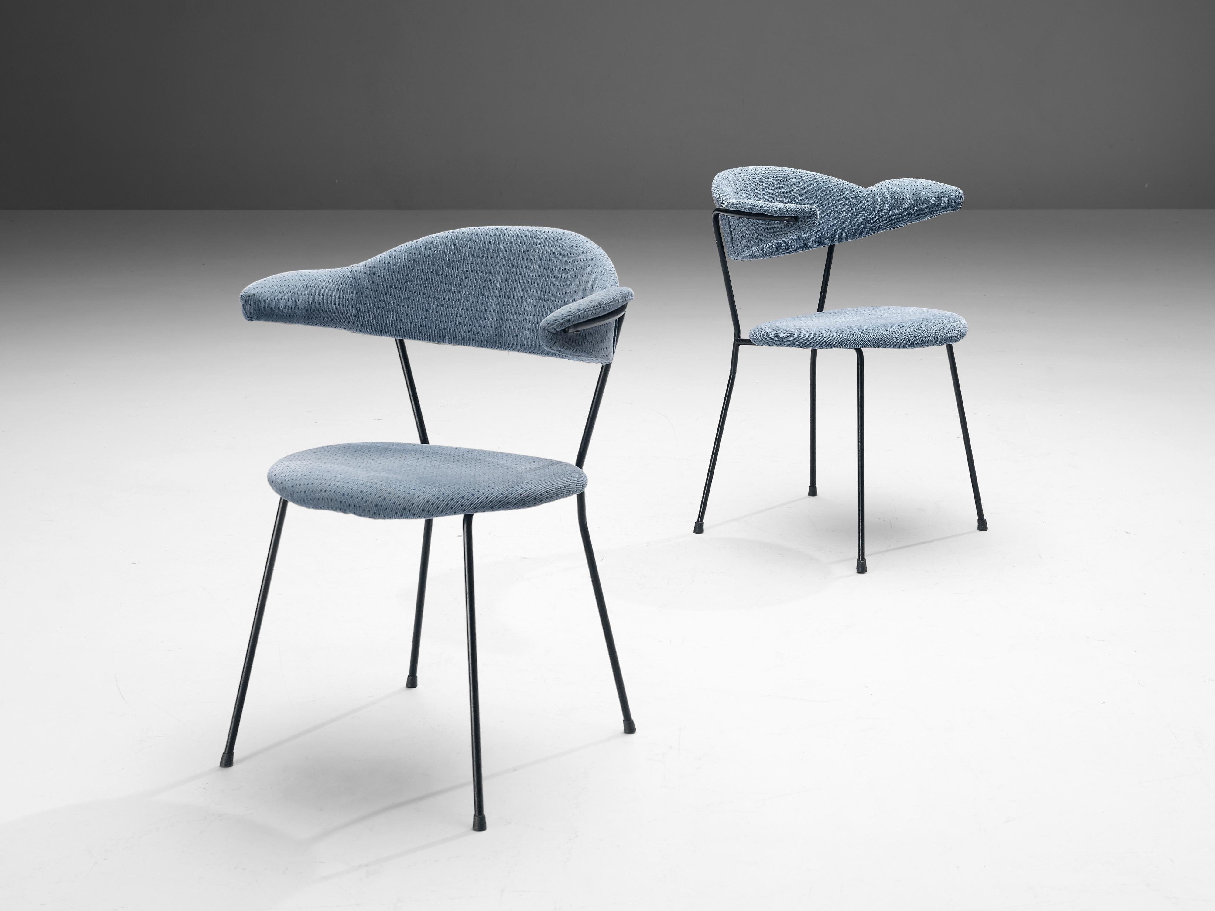 Italian Vittorio Chiaia and Massimo Napolitano for Arflex Set of Six Armchairs