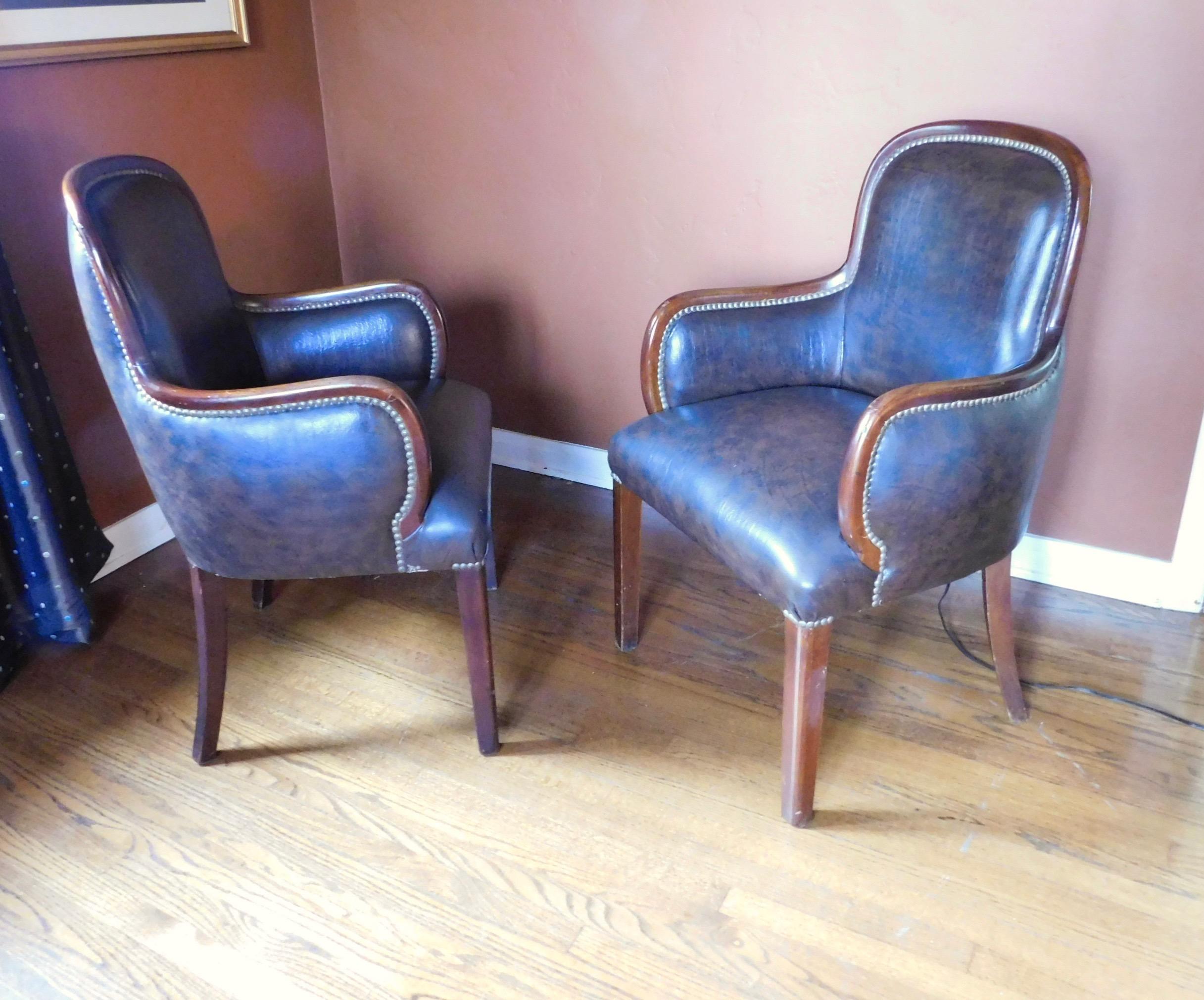 Set of Six Argentine Art Moderne Dining Chairs, circa 1940 For Sale 7