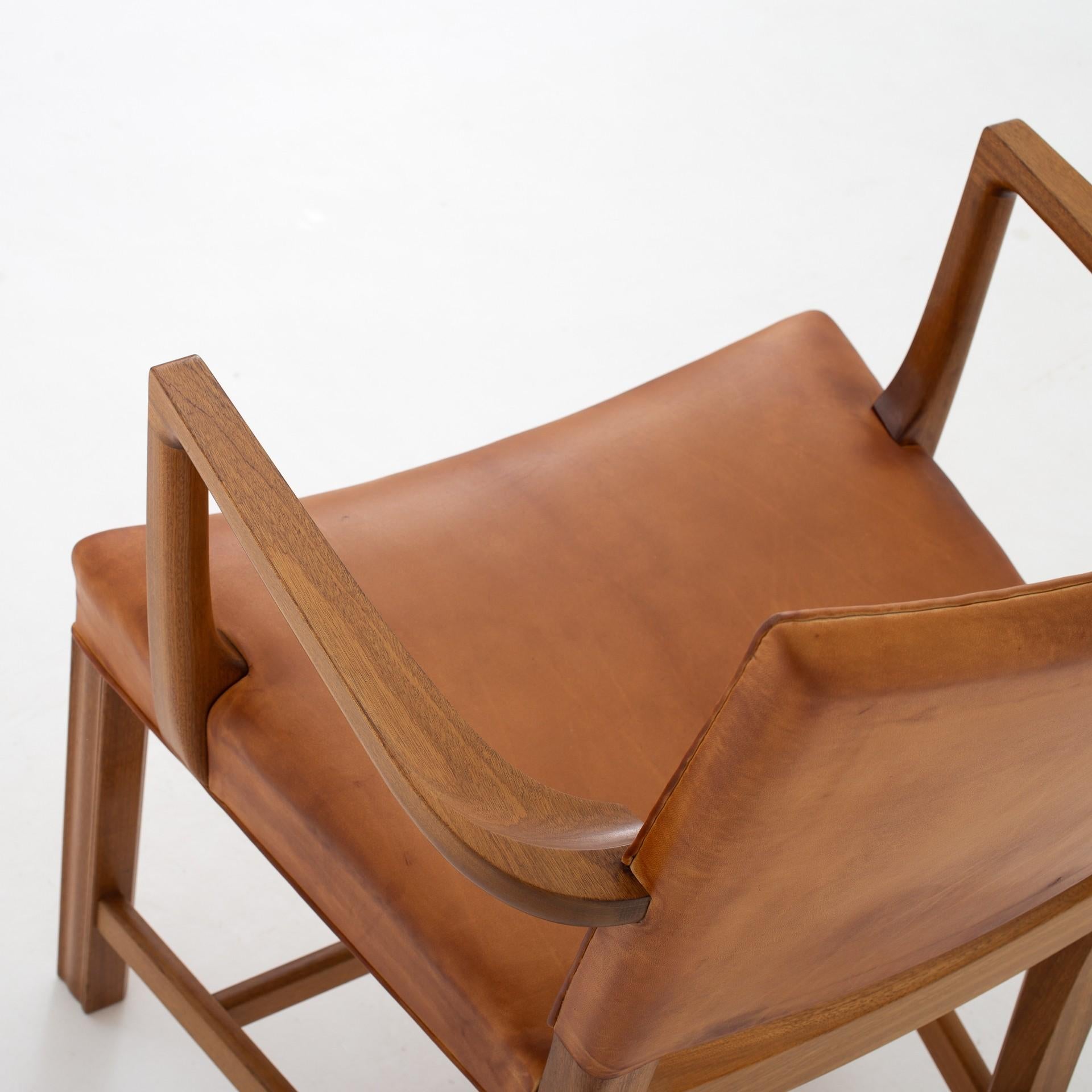 Set of Six Armchairs by Kaare Klint In Fair Condition In Copenhagen, DK