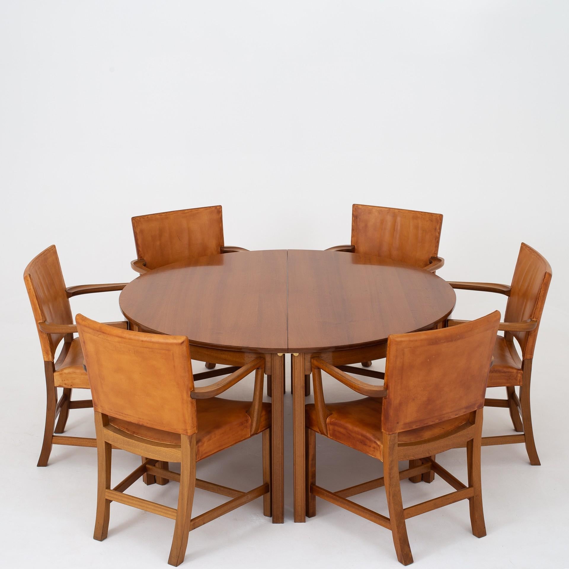 20th Century Set of Six Armchairs by Kaare Klint