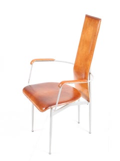 Set of Six Armchairs by Giancarlo Vegni and Gianfranco Gualtierotti