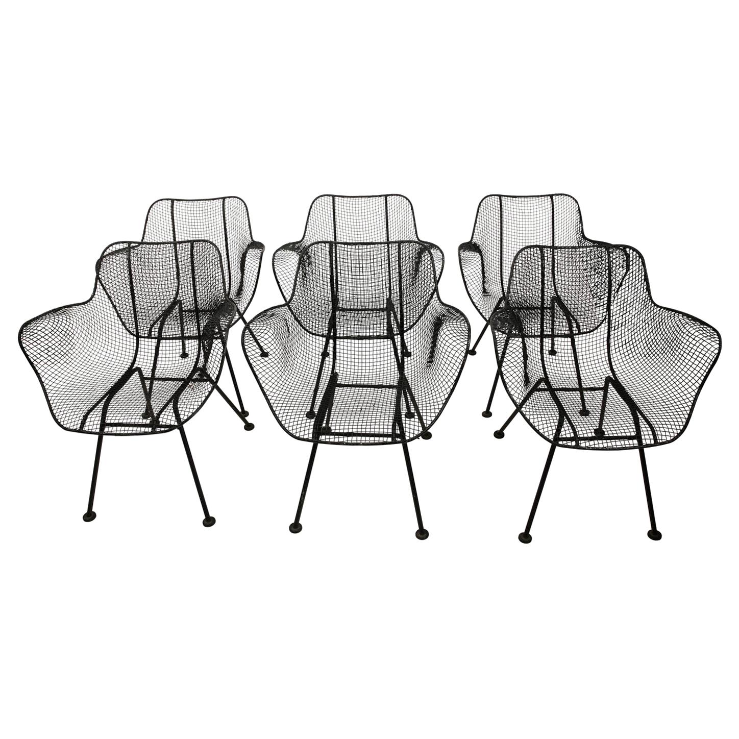 Set of Six Armchairs by Russell Woodard