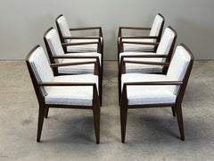 Set of Six Armchairs by T.H. Robsjohn-Gibbings or Widdicomb
