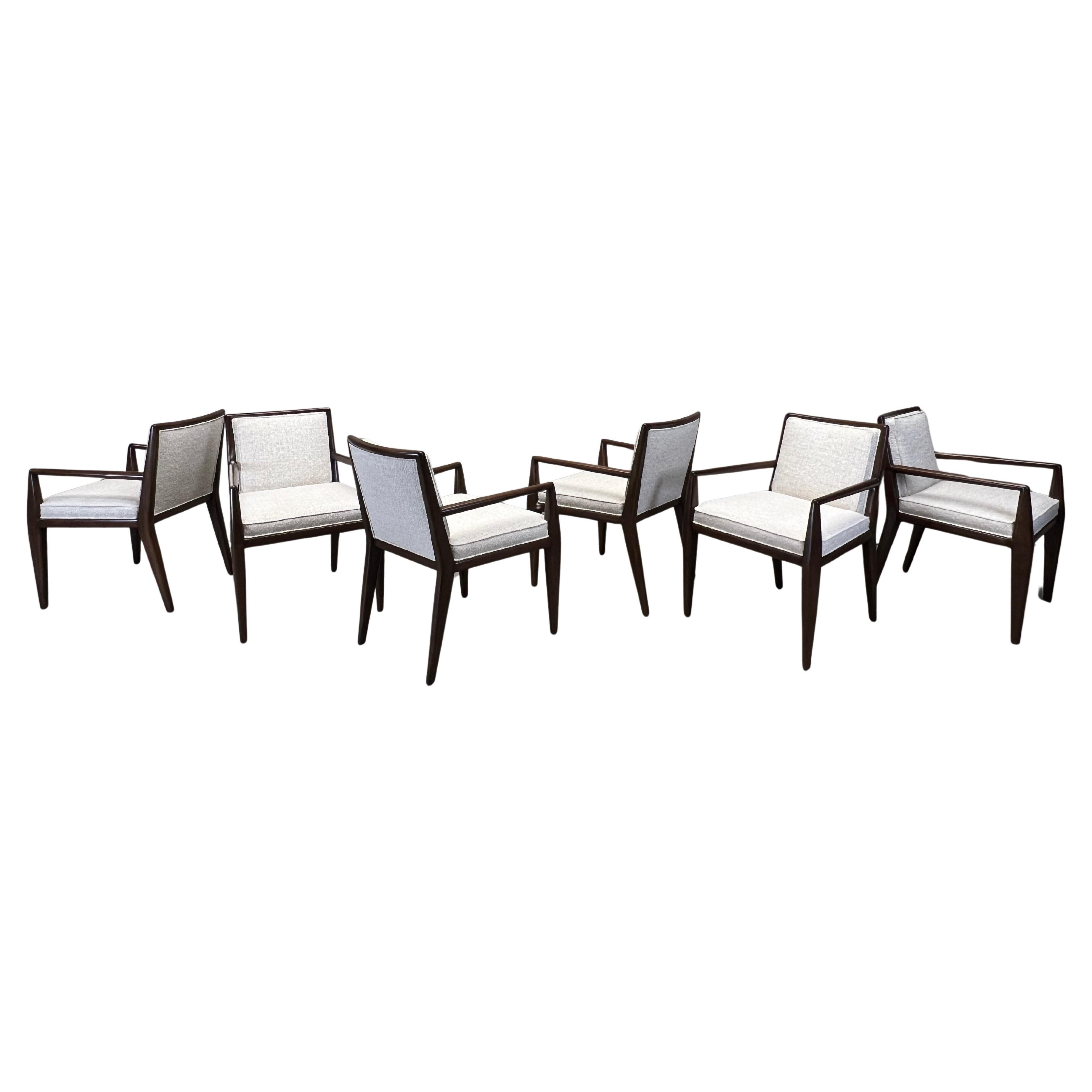 Set di sei poltrone di AT&T. Robsjohn-Gibbings o Widdicomb