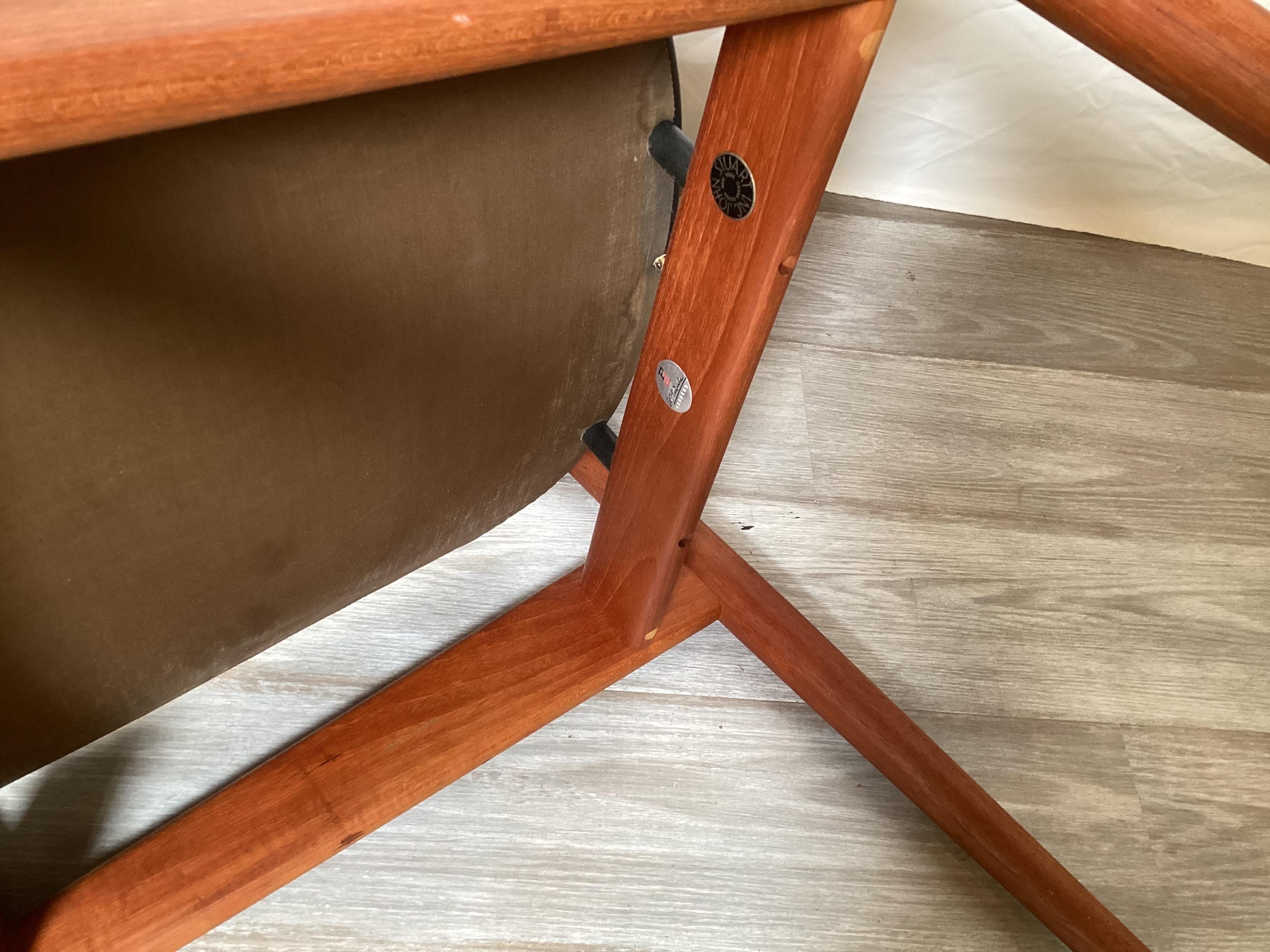 Set of six Arne miVodder mid-century Dining Room chairs im Angebot 3