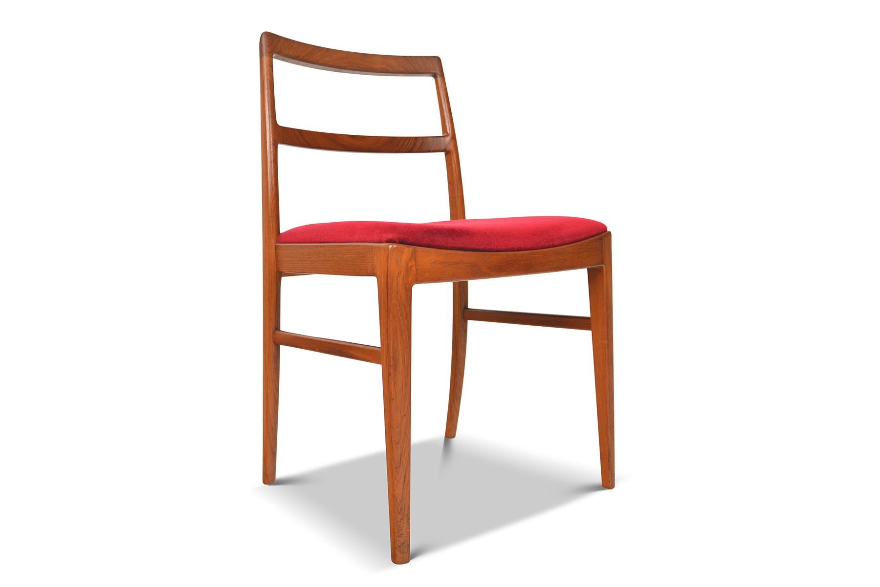 Set of Six Arne Vodder Dining Chairs in Teak In Excellent Condition For Sale In Berkeley, CA