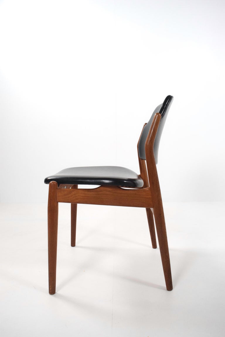 Set of Six Arne Vodder Dining Chairs Model 62 for Sibast, Denmark, 1960s For Sale 3