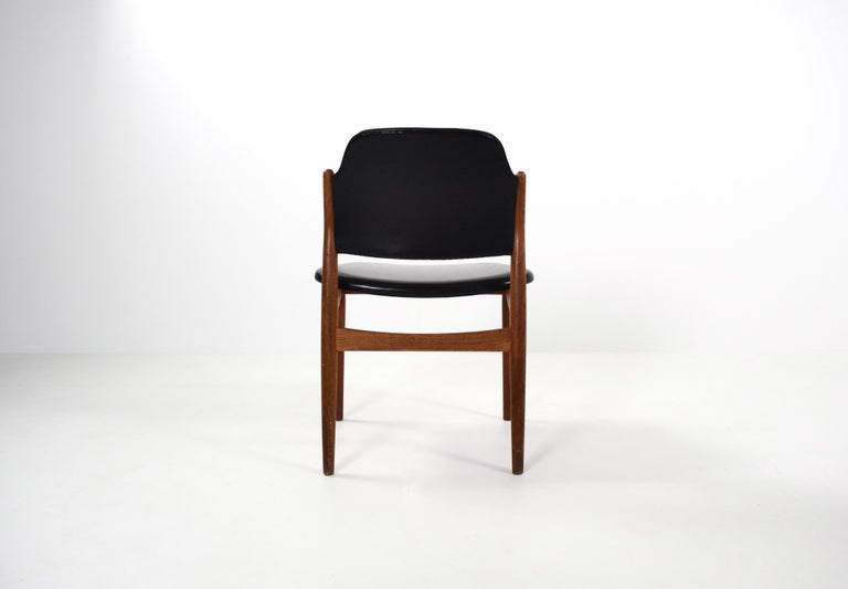 Set of Six Arne Vodder Dining Chairs Model 62 for Sibast, Denmark, 1960s For Sale 2