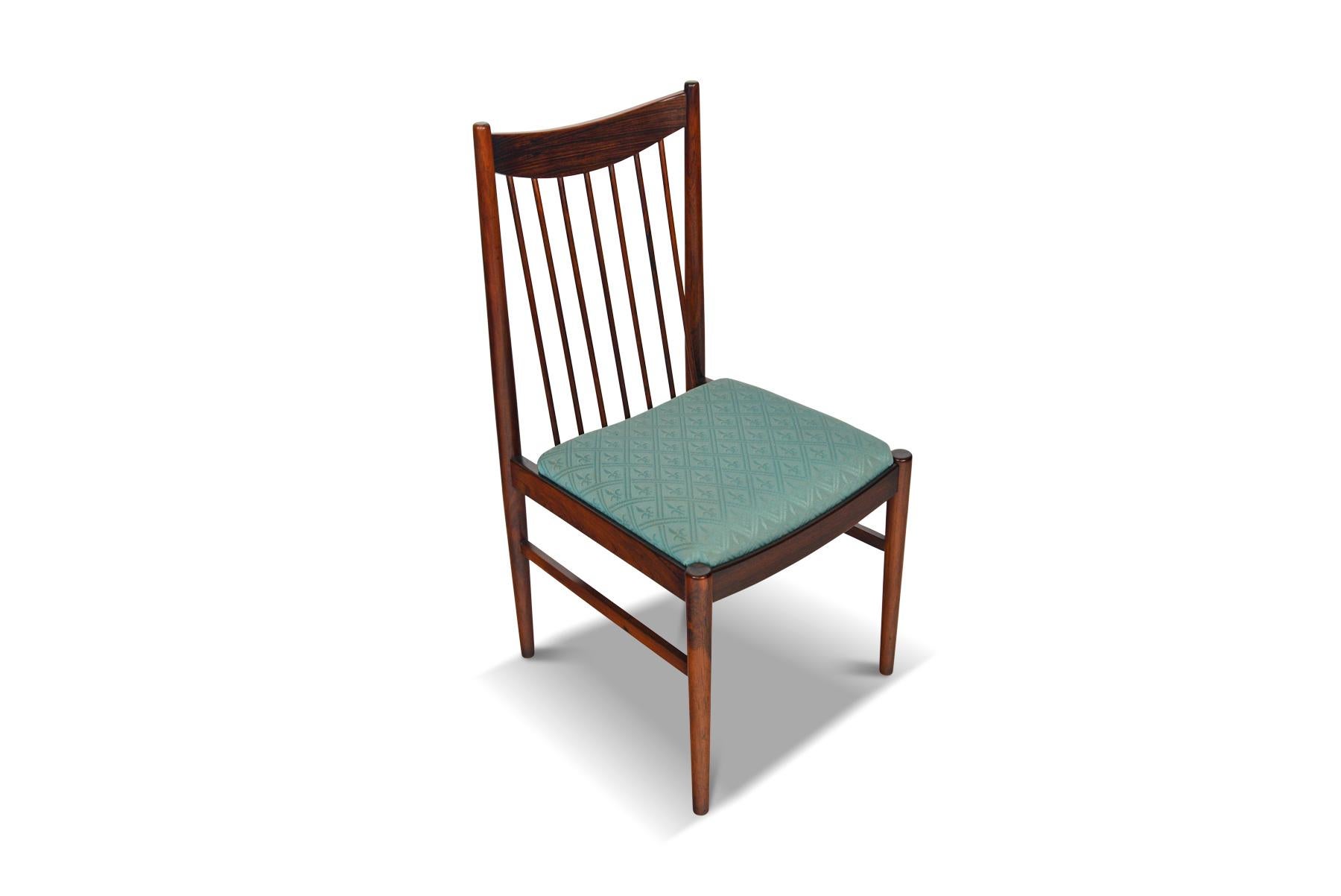 Set of Six Arne Vodder Highback Dining Chairs in Rosewood In Good Condition In Berkeley, CA