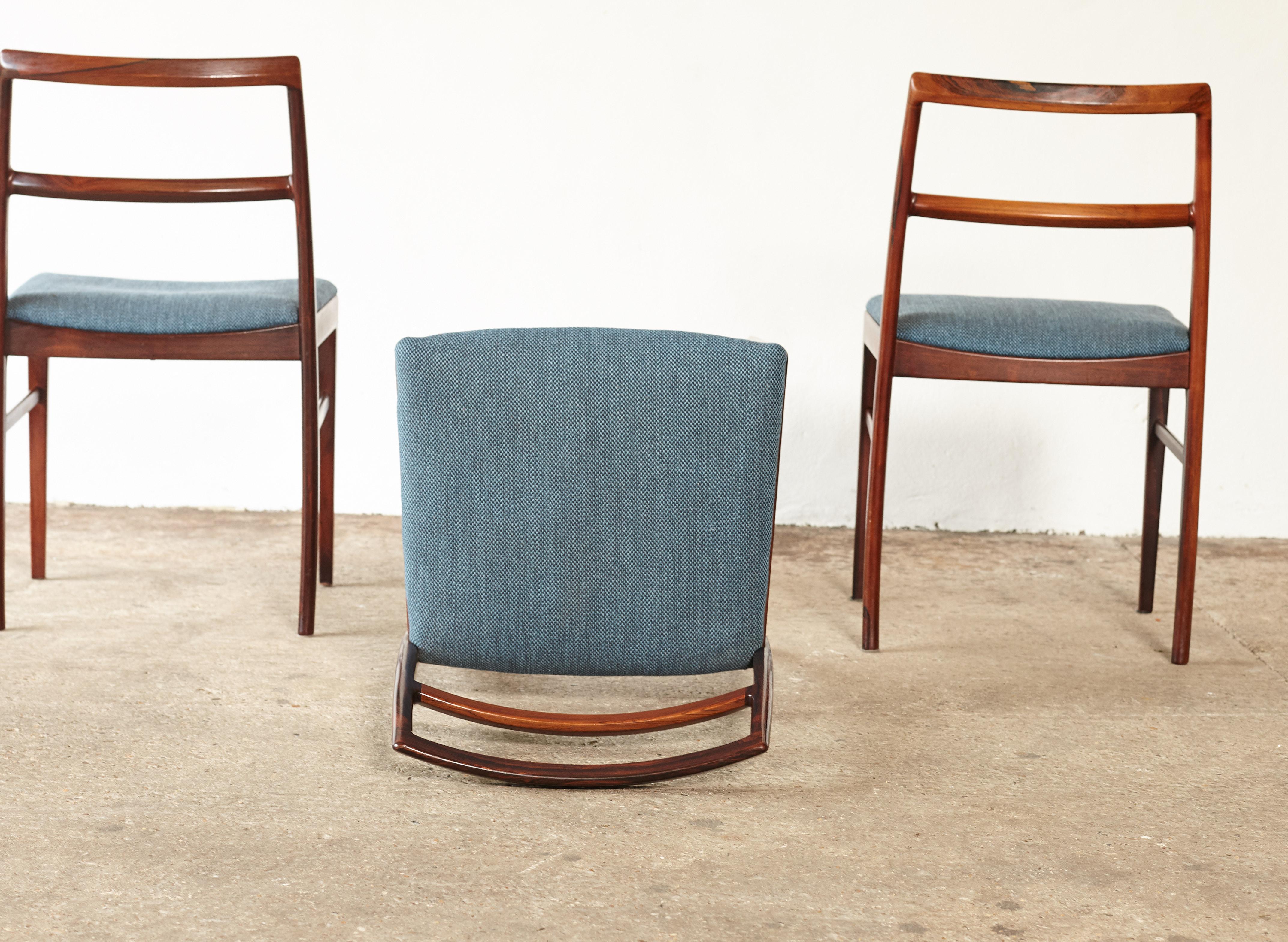 Set of Six Arne Vodder Model 430 Rosewood Dining Chairs, Sibast, Denmark, 1960s 8