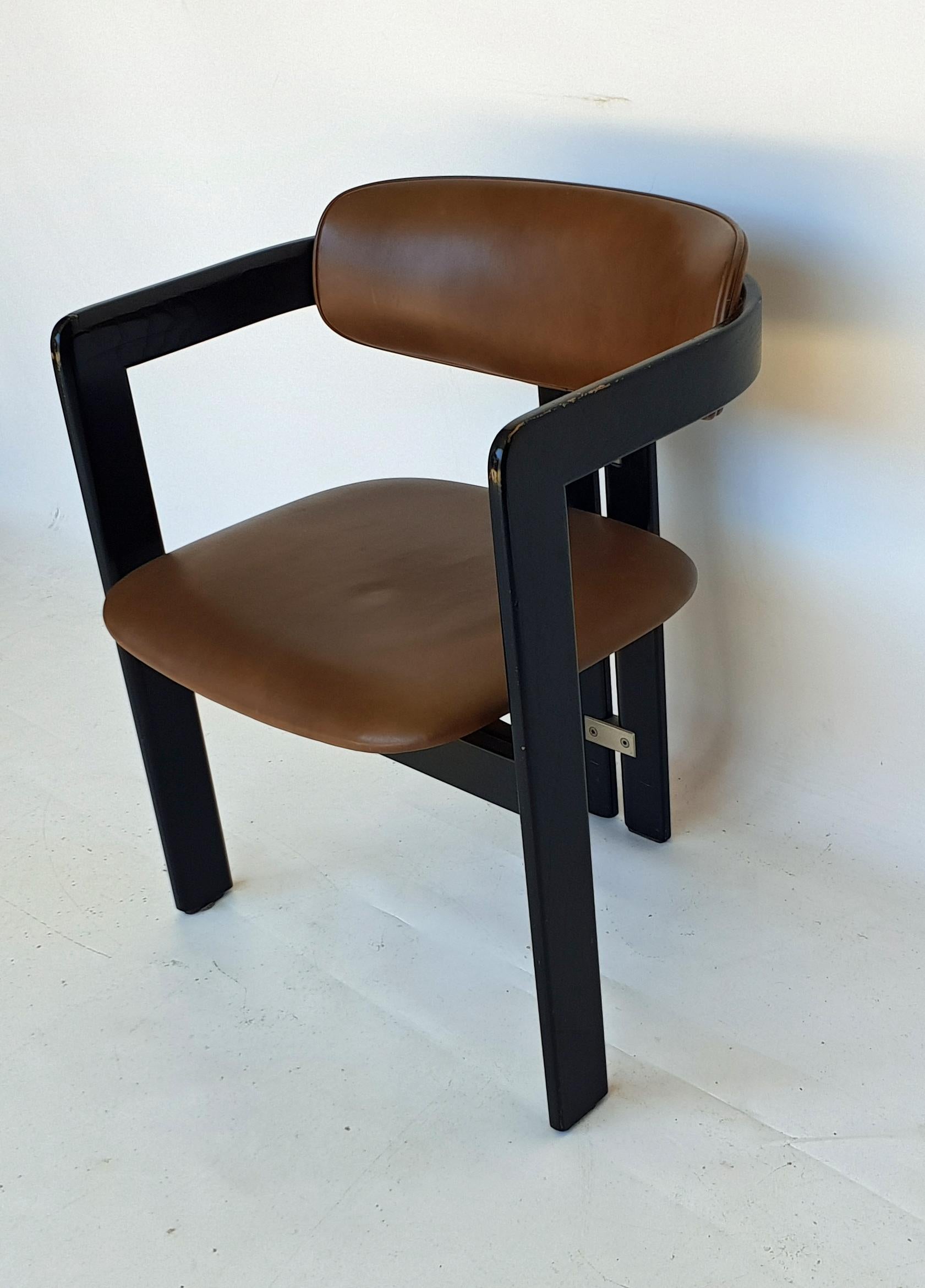 Set of Six Augusto Savini Chairs And Mid-Century Modern Table, 1965 6