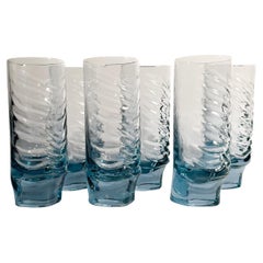 Set of Six Azteca Drink Glasses by Fabio Frontini for Arnolfo di Cambio 1970s