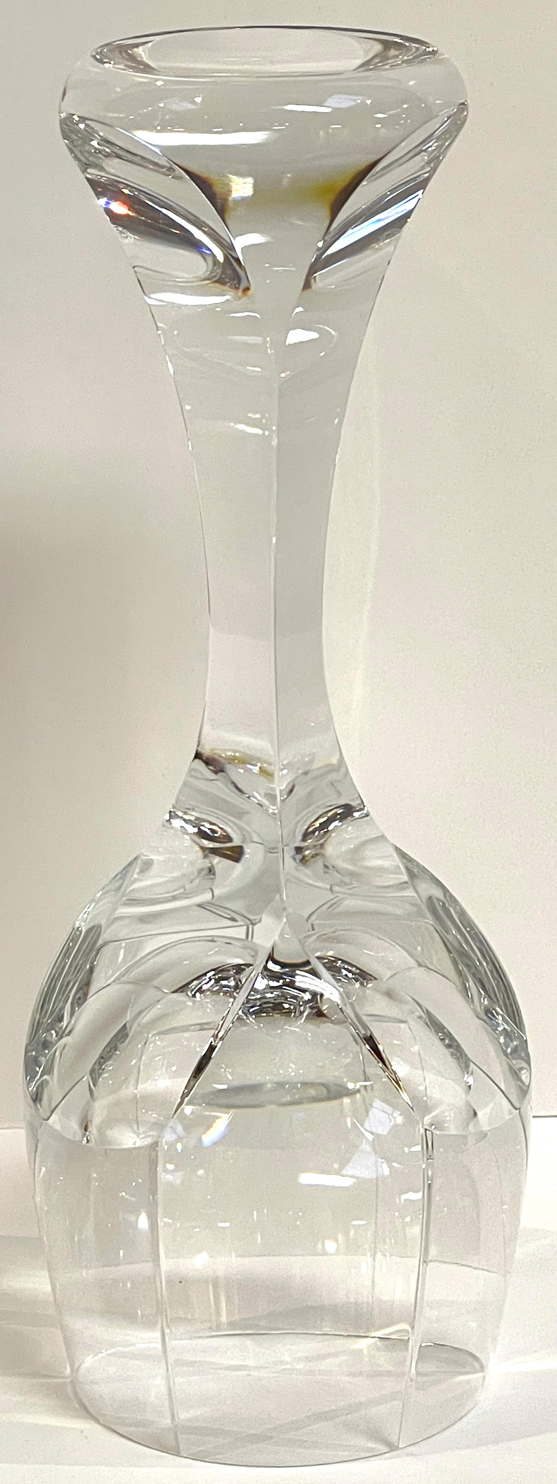 Ensemble de six gobelets en cristal de Baccarat 'Neptune' de 9,25 pouces, probablement une commande spéciale  en vente 2