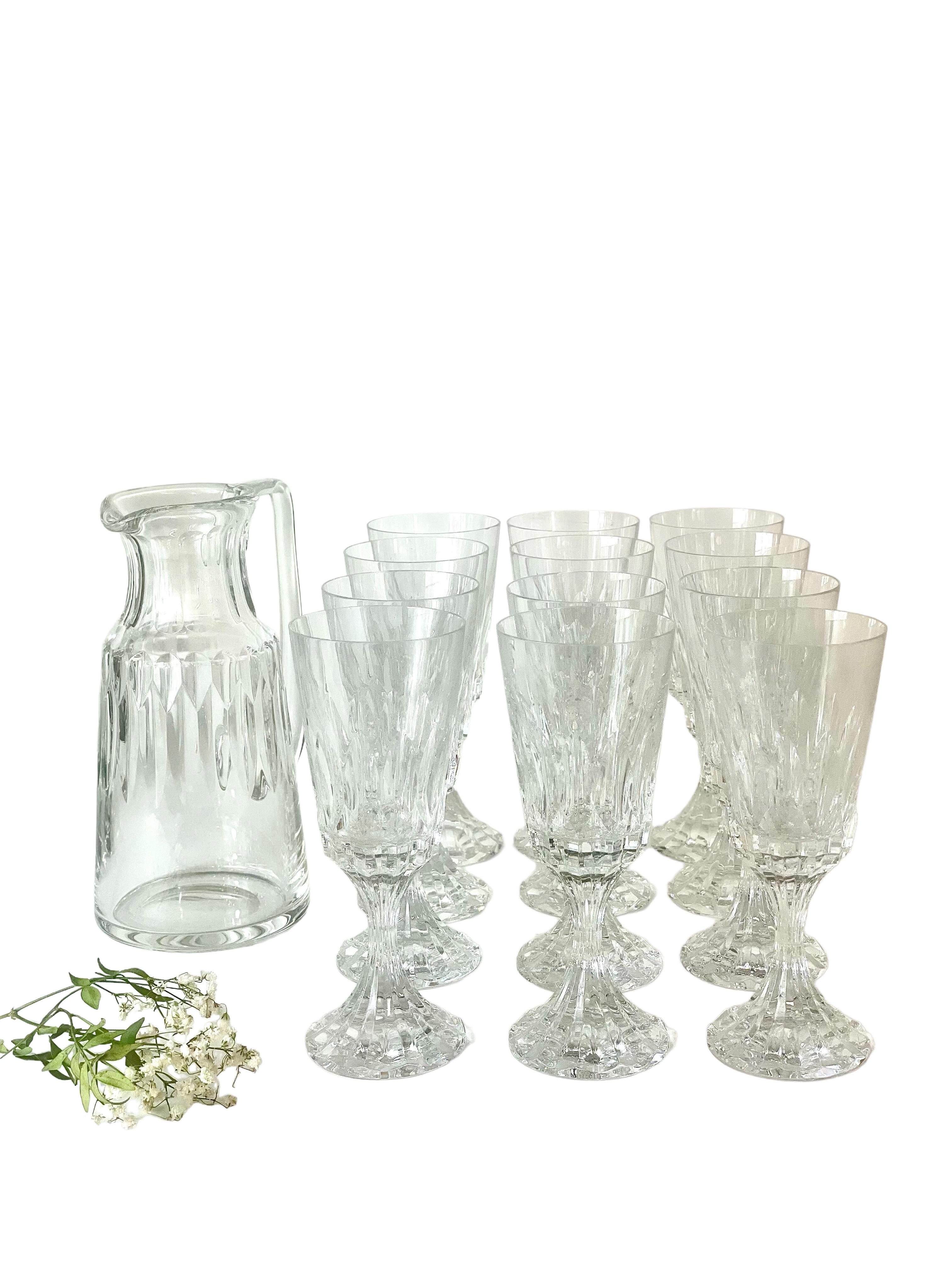 Set of Six Baccarat Crystal Wine Glasses 2