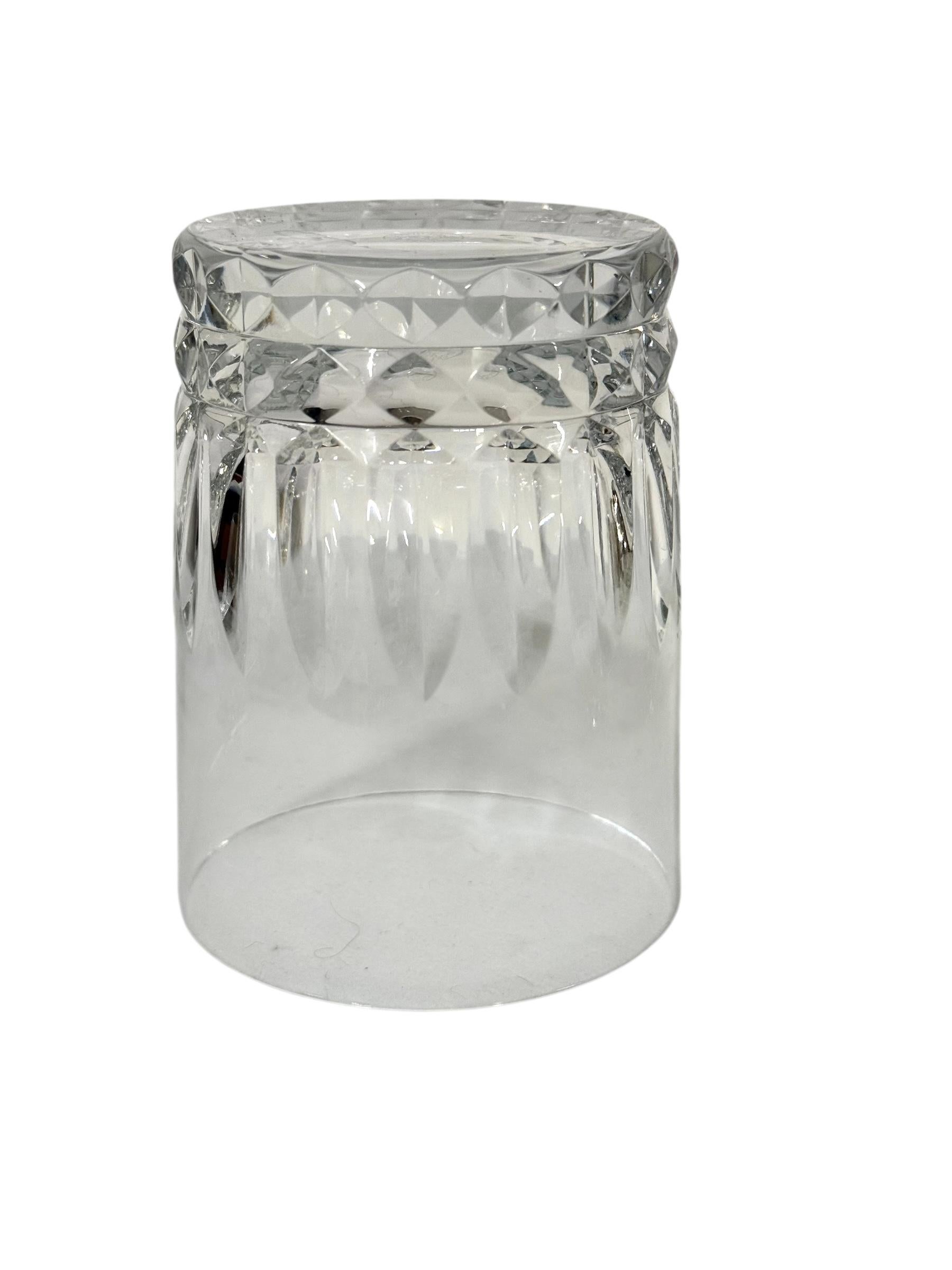 Set of Six Baccarat “Harmonie” Crystal Tumblers siglo XX en venta