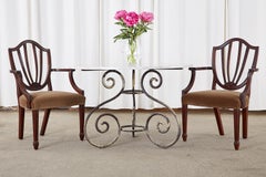 Set of Six Baker Charleston Collection Mahogany Dining Chairs