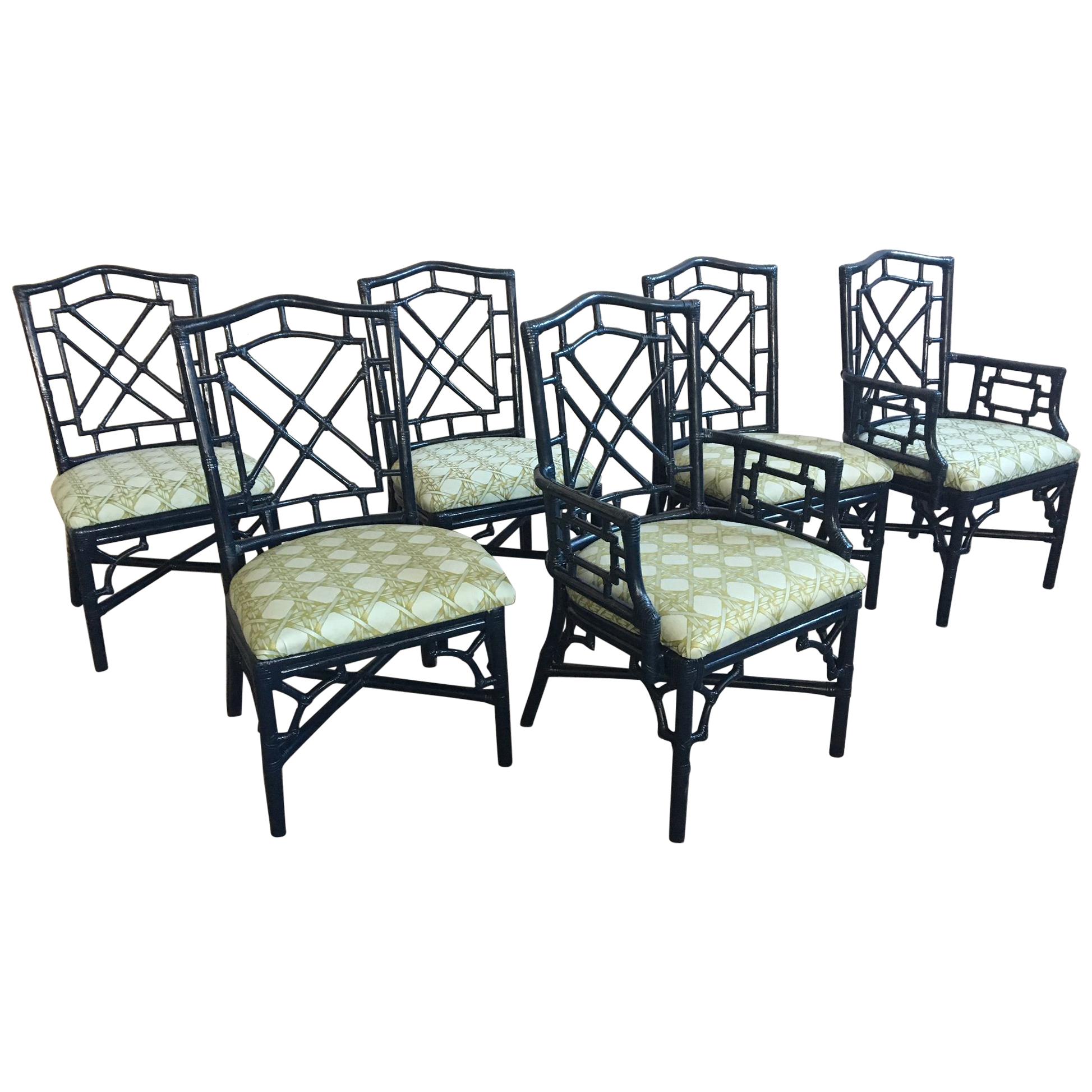 High Gloss Black Chairs 4 For On, Black Chinoiserie Dining Chairs Egypt