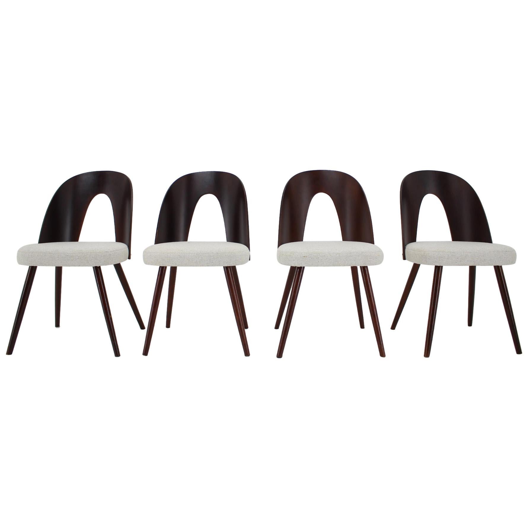 Set of Six Beautiful Dining Chairs by Antonín Šuman, 1960s